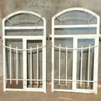 ۲ جفت پنجره با شیشه|مصالح و تجهیزات ساختمان|ساوه, |دیوار