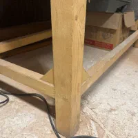 میز کارگاهی چوبی