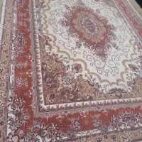 جفت فرش گل برجسته بدون پارگی وسوختگی