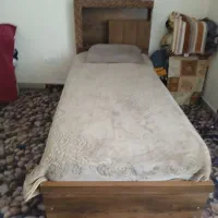 تخت یک نفره نو پنج کشو با تشک