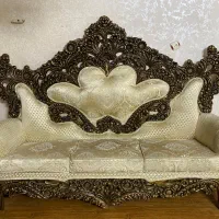 مبل ۹ نفره سلطنتی همراه با بوفه جلو مبلی