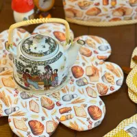 دوخت تخصصی سرویس آشپزخانه بصورت ست و تک|سفره، حوله، دستمال آشپزخانه|بیرجند, |دیوار