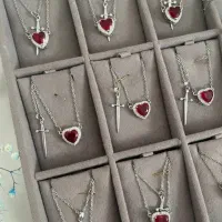 گردنبند ست شمشیر و قلب