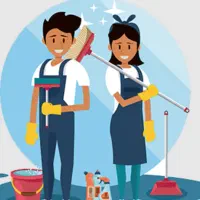 خانم نظافت منزل