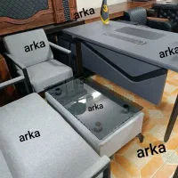 مبلمان ا د ار ی میز مدیریت  مدرن فلزی|مبلمان اداری|تهران, یافتآباد|دیوار