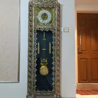 آینه شمعدان وساعت تمیز