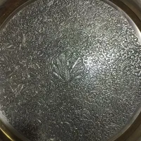 دیوارکوب مسی قدیمی و سینی برنجی سنگین