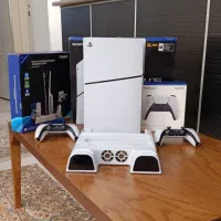 دستگاه ps5 اسلیم دیجیتال اروپا دو دسته