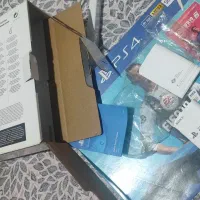 PS4 slim دو دسته با کارتن|کنسول، بازی ویدئویی و آنلاین|قائم‌شهر, |دیوار