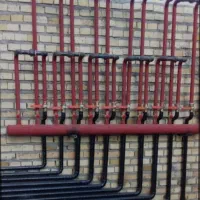 لوله کشی گاز نرده پله لوله آب