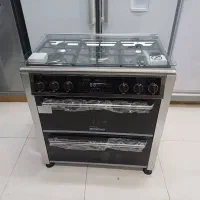 اجاق گاز 5شعله  صفحه لعاب و صفحه استیل بریموند|اجاق گاز و لوازم برقی پخت‌وپز|نسیم‌شهر, |دیوار