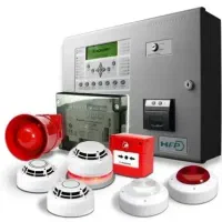 آژیر2دتکتور2دود2/گازی2 حریق5 نصب (اعلام5)آتش نشانی