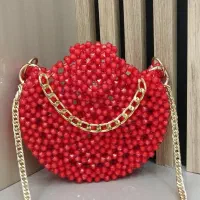 کیف مرواریدی دست باف یلدایی خاص|کیف، کفش، کمربند|صباشهر, |دیوار