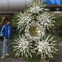 تاج گل پایه گل ترحیم افتتاحیه آفر ویژه|گل و گیاه طبیعی|مشهد, عبادی|دیوار