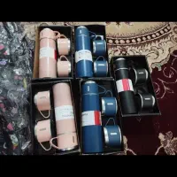 فلاسک نیم لیتری2عددمانده کتری برقی وسماورگازی نو|قوری، کتری، قهوه‌ساز دستی|امیدیه, |دیوار