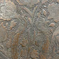 دیوارکوب ،سینی قلم زنی کار دست  قدمت ۵۰ سال|کلکسیون اشیاء عتیقه|تهران, شمس‌آباد|دیوار