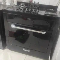 اجاق گاز طرح فر پنج شعله