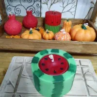 فروش عمده و خرده شمعهای یلدایی دستساز