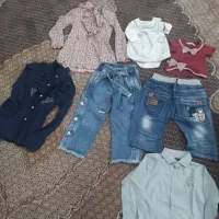 تعدادی لباس دخترانه و پسرانه نو