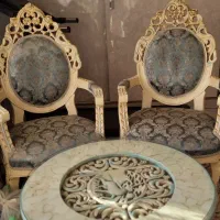 مبلمان فرهی ۹ نفره با میز ناهار خوری ۸ نفره|مبلمان خانگی و میز عسلی|تهران, شهرآرا|دیوار
