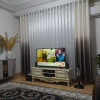 پرده پانچ دار چند ماه استفاده شده|پرده، رانر، رومیزی|لاهیجان, آهندان|دیوار