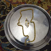 زنجیر 9ونیم . پلاک 3ونیم . 100بالا خام