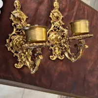 دیوارکوب برنزی