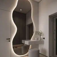 میز ارایش .اینه دفرمه