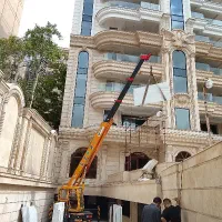 اجاره وخدمات جرثقیل7تن دکل بلند و دارای سبد|خدمات حمل و نقل|تهران, ابوذر|دیوار