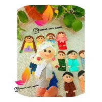 گیفت الفبا کاردستی مدارس و مهد کودک نمدی