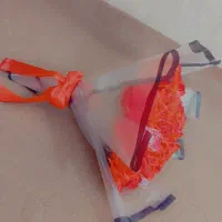 دسته گل روبانی