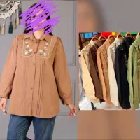 مانتو کتون زنانه مجلسی - عمده تیراژ|لباس|کیش, |دیوار