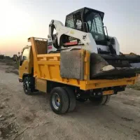 مینی بیل.بابکت.کندن استخر.گودبرداری.خاکبرداری