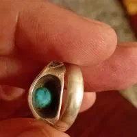 انگشترفیروزه عجمی نیشابورسایزمدیوم پشت صابونی|جواهرات|گرگان, |دیوار