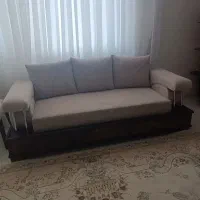 یک دست مبل هفت نفره سالم نونو|مبلمان خانگی و میز عسلی|شیراز, چوگیاه‎|دیوار