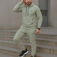 ست ورزشی مردانه ملانژ سبز دو سایز|لباس|بجنورد, |دیوار