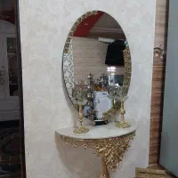 یک عدد اینه شمعدانی|صنایع دستی و سایر لوازم تزئینی|بناب, |دیوار