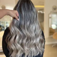 مدل رنگ و لایت و کراتین مو