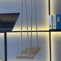 تاب چوبی و کیسه بوکس