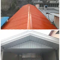 شیروانی سقف ویلایی پوشش سوله آبروجعبه ای