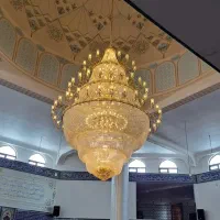 لوستر کریستالی سلطنتی مدل مسجدی آبشاری|لوستر و چراغ آویز|تهران, قلهک|دیوار