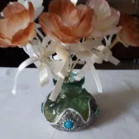 5شاخه گل با گلدان|گل مصنوعی|شیراز, اصلاح‌نژاد|دیوار