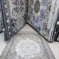 فرش نسکافه ای سبز درباری ، طوس سبز درباری * اقساطی