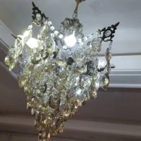 لوستر برنز پنج شاخه