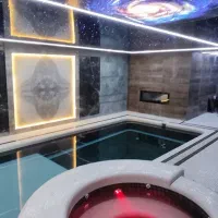 تاسیسات استخر جکوزی . لوله کشی اب . فاظلاب