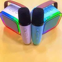 اسپیکر شارژی رقص نور همراه با میکروفن نو وآکبند|پخشکننده همراه|تبریز, |دیوار