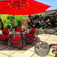 کارخانه صندلی باغی/طرح گلبرگ مشکی|میز و صندلی غذاخوری|ماهدشت, |دیوار