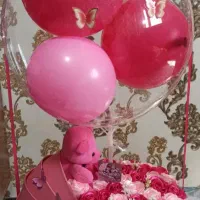 باکس نوزاد دسته گل ها روبانی دسته گل خاستگاری