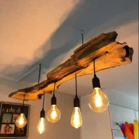 اینه وکنسول چوبی روستیک|بوفه، ویترین، کنسول|محمدیه-قزوین, |دیوار