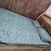 تخت دونفره و درایور و جای کفشی